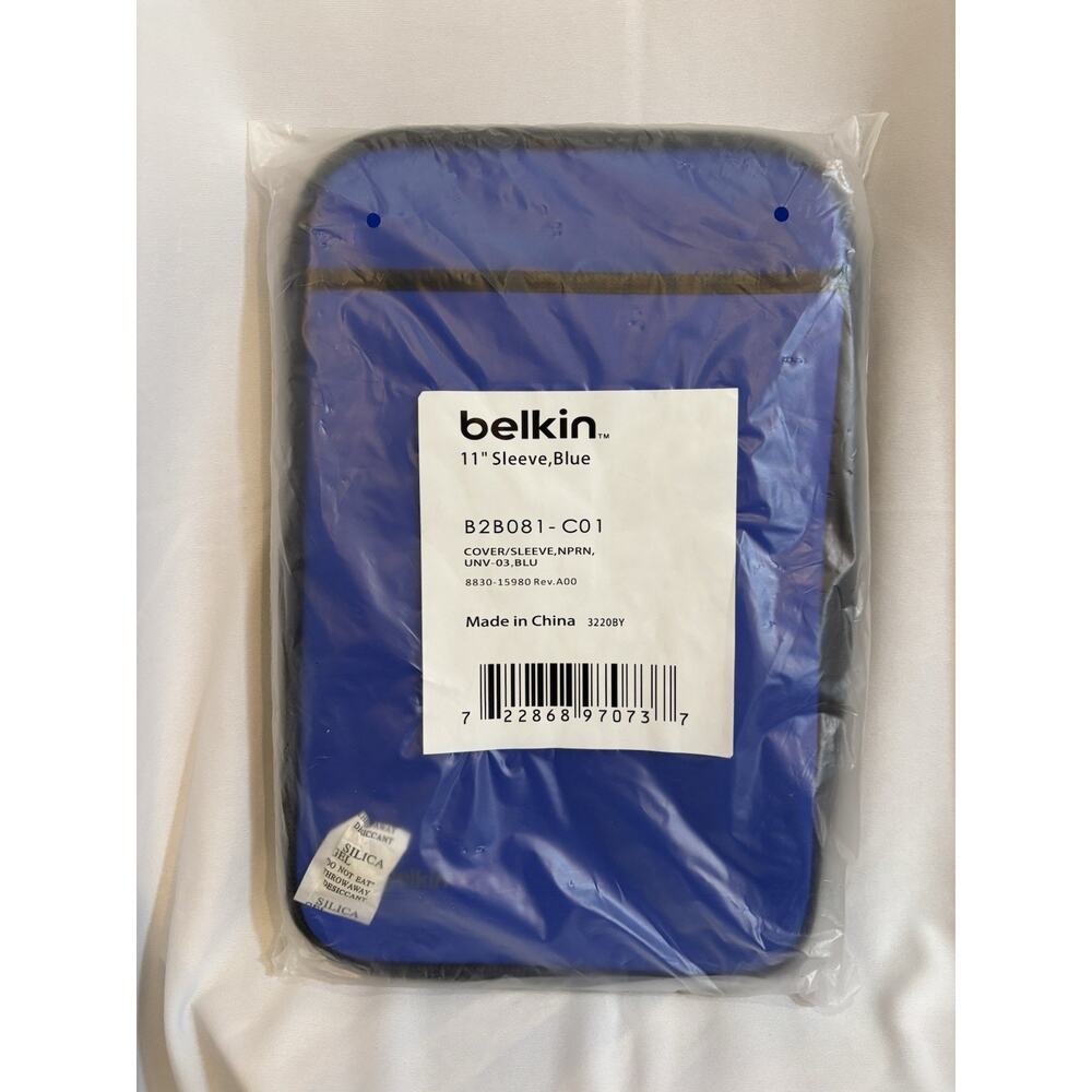 🔥SALE🔥 NWT Belkin 11" Blue Laptop Tablet Case Cover B2B081-C01